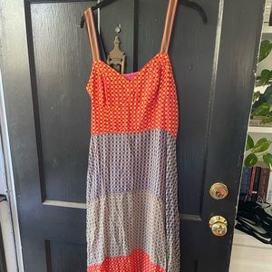 Anthropologie handkerchief style midi dress, Maeve brand